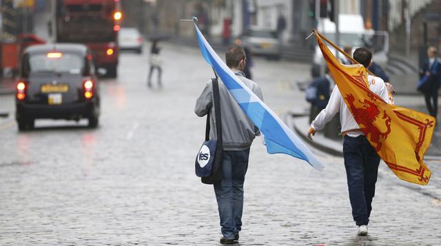 Así celebró Escocia el triunfo del No - 6