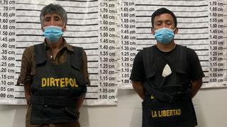 La Libertad: capturan a dos presuntos extorsionadores que exigían 10 mil soles a fabricante de zapatos 