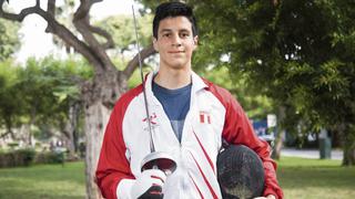 El esgrimista Eduardo García Biel levantó la medalla de bronce en los Juegos Bolivarianos 2022 