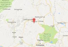 Perú: sismo de 3,7 grados Richter se registró en región Arequipa
