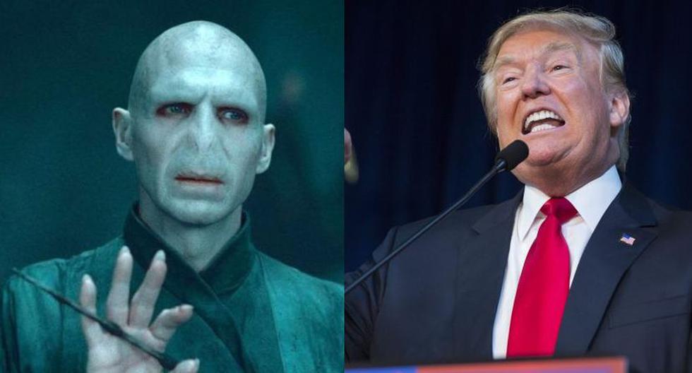 Lord Voldemort y Donald Trump (Foto: Warner Bros. / EFE)