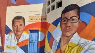 Áncash: pintan murales en homenaje a dos médicos que fallecieron por COVID-19 en Chimbote