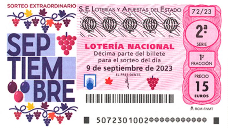 Lotería Nacional del sábado 9 de septiembre: comprobar resultados y décimos