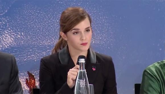 Emma Watson pide a los hombres luchar por la igualdad de género