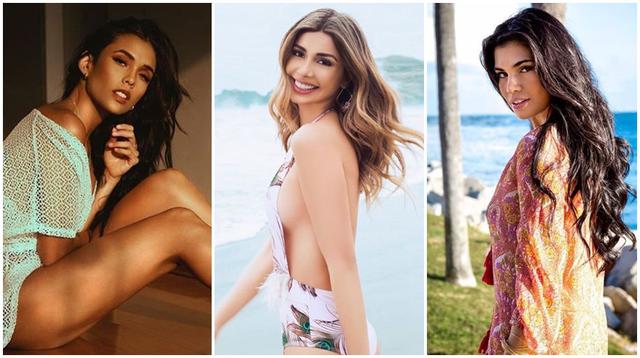 Janick Maceta, Pamela Sánchez y Samantha Batallanos; candidatas a Reina de reinas, edición especial del Miss Perú. 2019. (Fotos: Instagram)