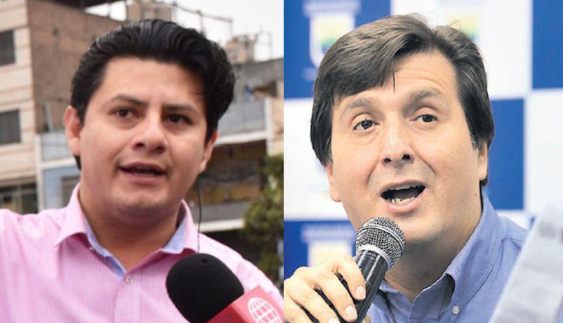 Agentes de serenazgo de los dos distritos se enfrentaron ayer con palos y piedras. El altercado dejó unos 30 heridos. Ambas jurisdicciones se disputan un sector conocido como ‘zona industrial’.