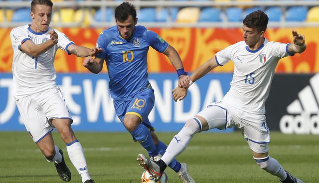 Italia vs. Ucrania: por las semifinales del Mundial Sub 20. (Foto: AP)