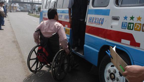 Personas con discapacidad severa viajarán gratis en buses