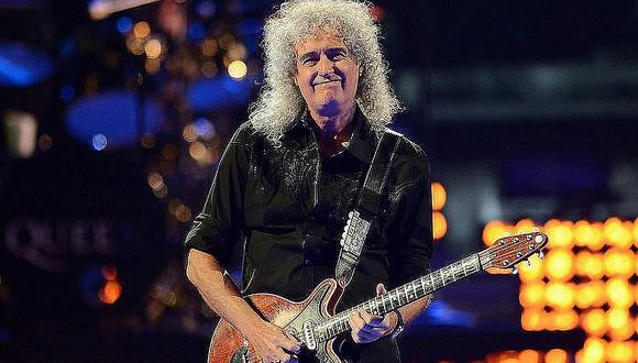 El guitarrista de Queen cautivó a todos los que lo escucharon en el estudio de grabación. (Foto: EFE)