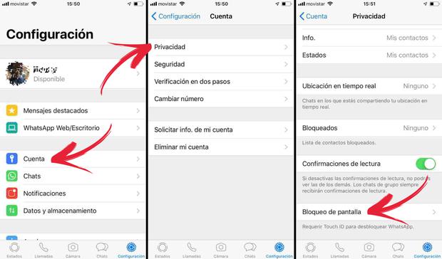 Whatsapp Ya Te Permite Bloquear La App Con La Huella Dactilar O Reconocimiento Facial 0929