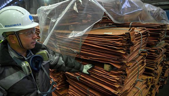 El precio del cobre cae ante el aumento de casos Covid-19 en China. (Foto: AFP)
