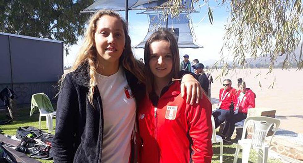 Alejandra de Osma y Andrea Tejada compartieron el podio en la modalidad Salto de esquí acuático. (Foto: IPD)