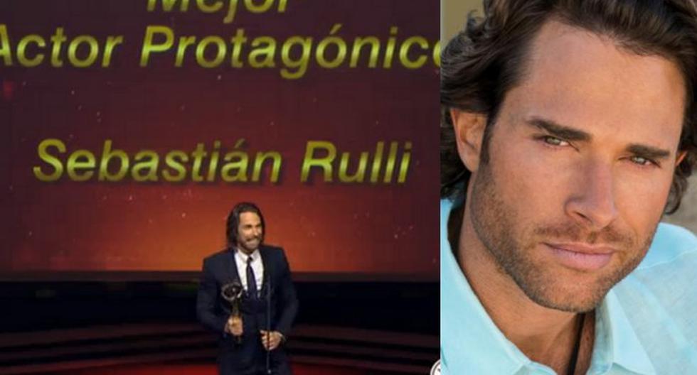 Sebastian Rulli ganó como Mejor actor. (Foto: Difusión/Captura)