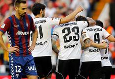 Valencia venció al Eibar y continúa soñando en La Liga