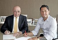 Gianluca Lapadula: así fue su firma de contrato con el AC Milan