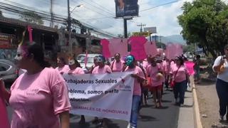 Honduras: trabajadoras sexuales marchan por sus derechos