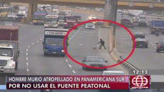 Surco: pese a accidentes como este peatones no usan los puentes