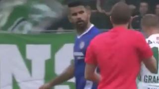 Diego Costa protagonizó bochornosa bronca en partido amistoso