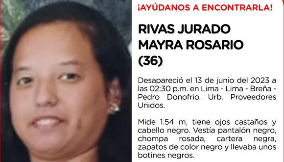Se trata de Mayra Rosario Rivas Jurado, estudiante de la carrera de Educación de la Universidad Antonio Ruiz de Montoya.