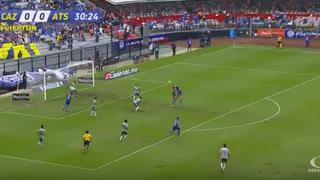 Cruz Azul vs. Atlas: Caraglio abrió el marcador con notable remate de cabeza | VIDEO