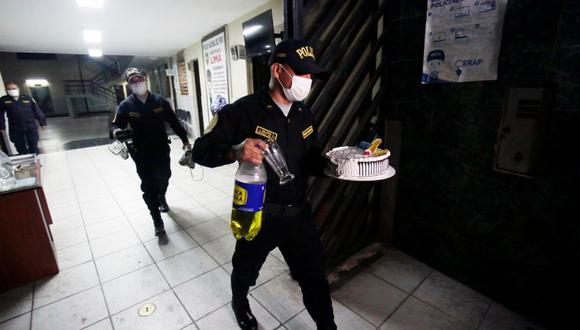 Comisario de Canto Rey fue intervenido cuando celebraba su cumpleaños. (Foto: César Grados/GEC)