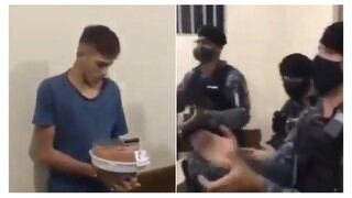 Vendedor de drogas en Brasil es atrapado el mismo día de su cumpleaños dieciocho
