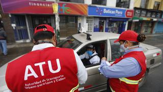 ATU envía al depósito a 25 vehículos que prestaban servicio informal