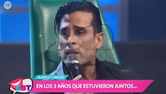 Christian Domínguez reitera que jamás le fue infiel a Isabel Acevedo. (Imagen: América TV)