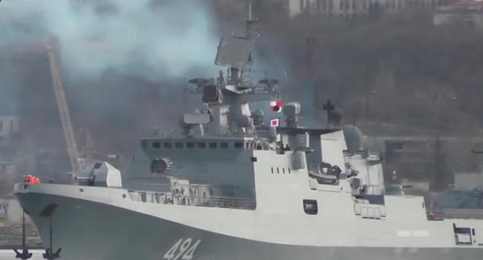 Este es el increíble buque ruso que llegó a Siria tras ataque de USA. (Foto: RT)