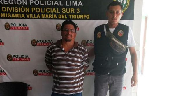 Marcos Chuquipiondo Ramírez estaba prófugo de la justicia desde hace dos años y fue capturado en los últimos días por la Policía tras un intenso operativo en los cerros de Villa María de Triunfo. (Trome)