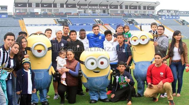 Alianza Lima: Minions invadieron entrenamientos en Matute  - 1