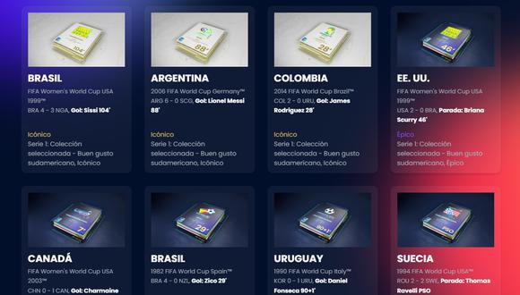 FIFA+ Collect es una plataforma que utiliza la tecnología blockchain para coleccionar momendos de la Copa del Mundo. | (Foto: FIFA)