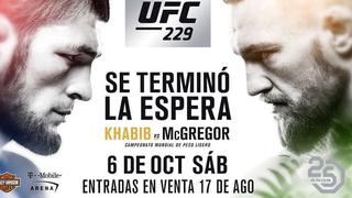UFC: McGregor regresará al octágono y enfrentará al campeón Khabib [VIDEO]