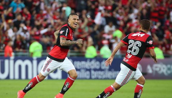Flamengo derrotó 2-0 Sao Paulo por el Brasileirao con golazo de Paolo Guerrero. Miguel Trauco y Christian Cueva fueron titulares en sus equipos, pero terminaron siendo reemplazados. (Foto: Web Flamengo)
