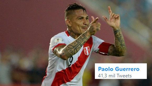 Así reventó en Twitter la noticia sobre la reincorporación de Paolo Guerrero a la selección peruana para jugar en el Mundial de Rusia 2018. (AFP)