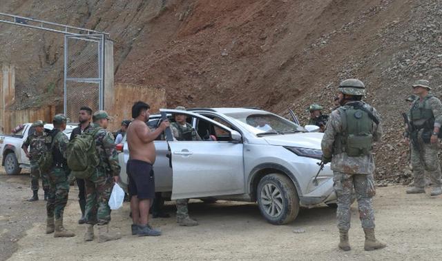 Policías y militares realizaron un operativo contra la inseguridad en la provincia de Pataz, en La Libertad | Foto: Ministerio de Defensa