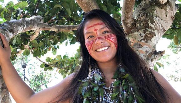 Cunhaporanga, la tiktoker indígena que muestra su cultura desde el Amazonas. (Foto: @cunhaporanga_oficial / Instagram)