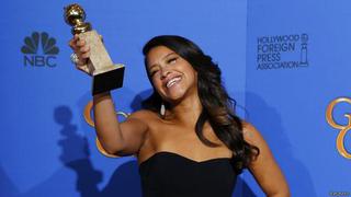 Gina Rodríguez, novata hispana que brilló en los Globos de Oro