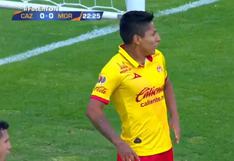 Raúl Ruidíaz se comió gol con el arco vacío en el Cruz Azul vs Morelia