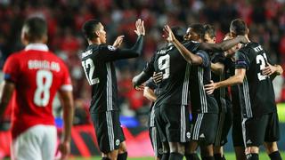Manchester United derrotó 1-0 a Benfica por la Champions