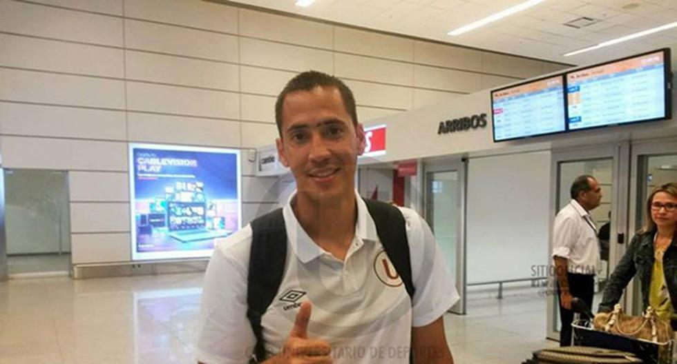 García se alista para debutar con la camiseta crema. (Foto: Club Universitario de Deportes)