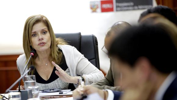 Mercedes Aráoz señaló que “no podemos vivir en la Comisión Lava Jato y la gente solo vea eso”, en referencia a la citación que ese grupo investigador ha hecho a PPK.  (Foto: PCM)