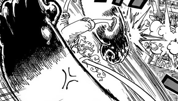 En el capítulo 1108 del manga de "One Piece" podemos ver como sigue la pelea entre Luffy Gear 5 contra Kizaru y Saturno. (Foto: Shueisha)