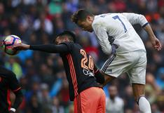 Cristiano Ronaldo marcó el primero del Real Madrid sobre el Valencia