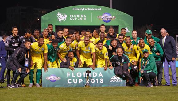 Florida Cup 2018: Atlético Nacional se coronó campeón. (Foto: AFP)