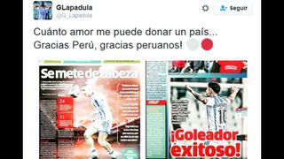 Gianluca Lapadula se declara agradecido al Perú con este tuit