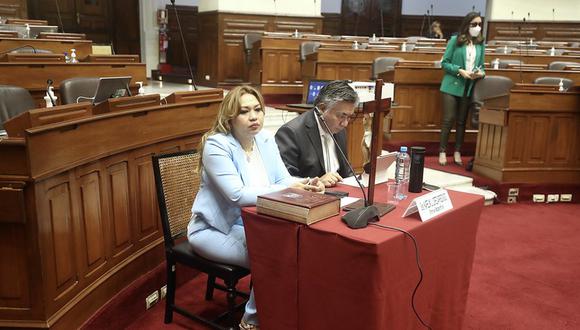López Arredondo se presentó junto a su abogado César Nakazaki. (Foto: Congreso de la República)
