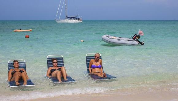 La mayoría de los turistas que llega a Bahamas es estadounidense. Foto: Getty Images, via BBC Mundo