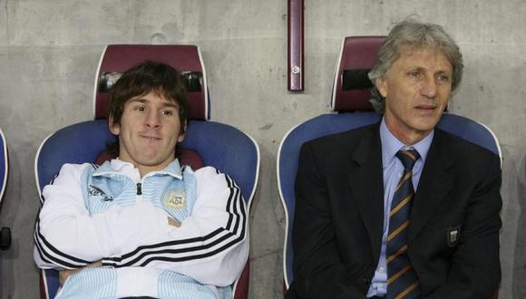 Pékerman dirigió a Messi en el Mundial de Alemania 2006. (Foto: Pamboleros)