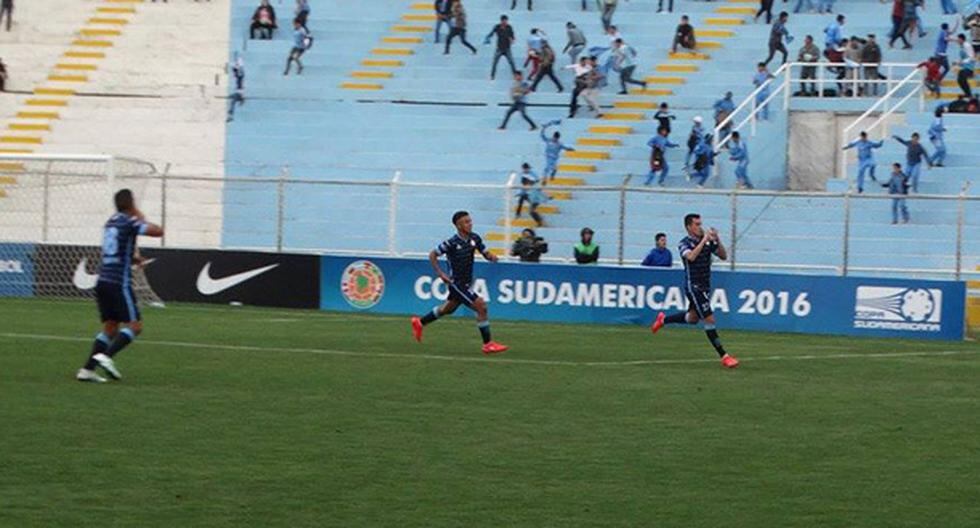 Iván Santillán anotó un golazo en el empate de Real Garcilaso ante Palestino. (Foto: Prensa Real Garcilaso)